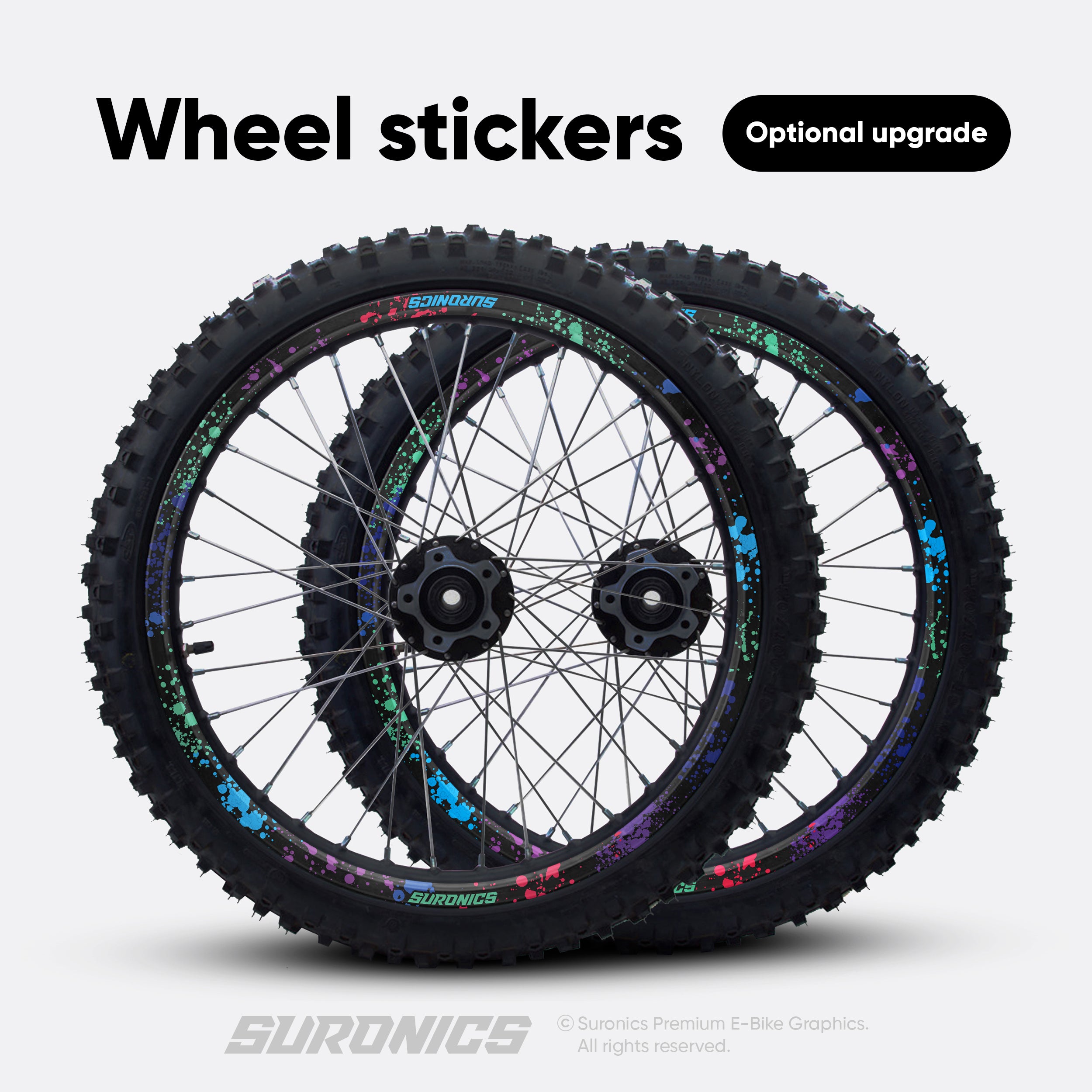 SPLATTER MULTICOLOR Rerode R1 Graphics kit