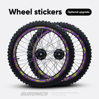 SPLATTER PURPLE GREEN Rerode R1 Graphics kit