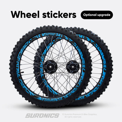 STREET GHOST BLACK CYAN Rerode R1 Graphics kit