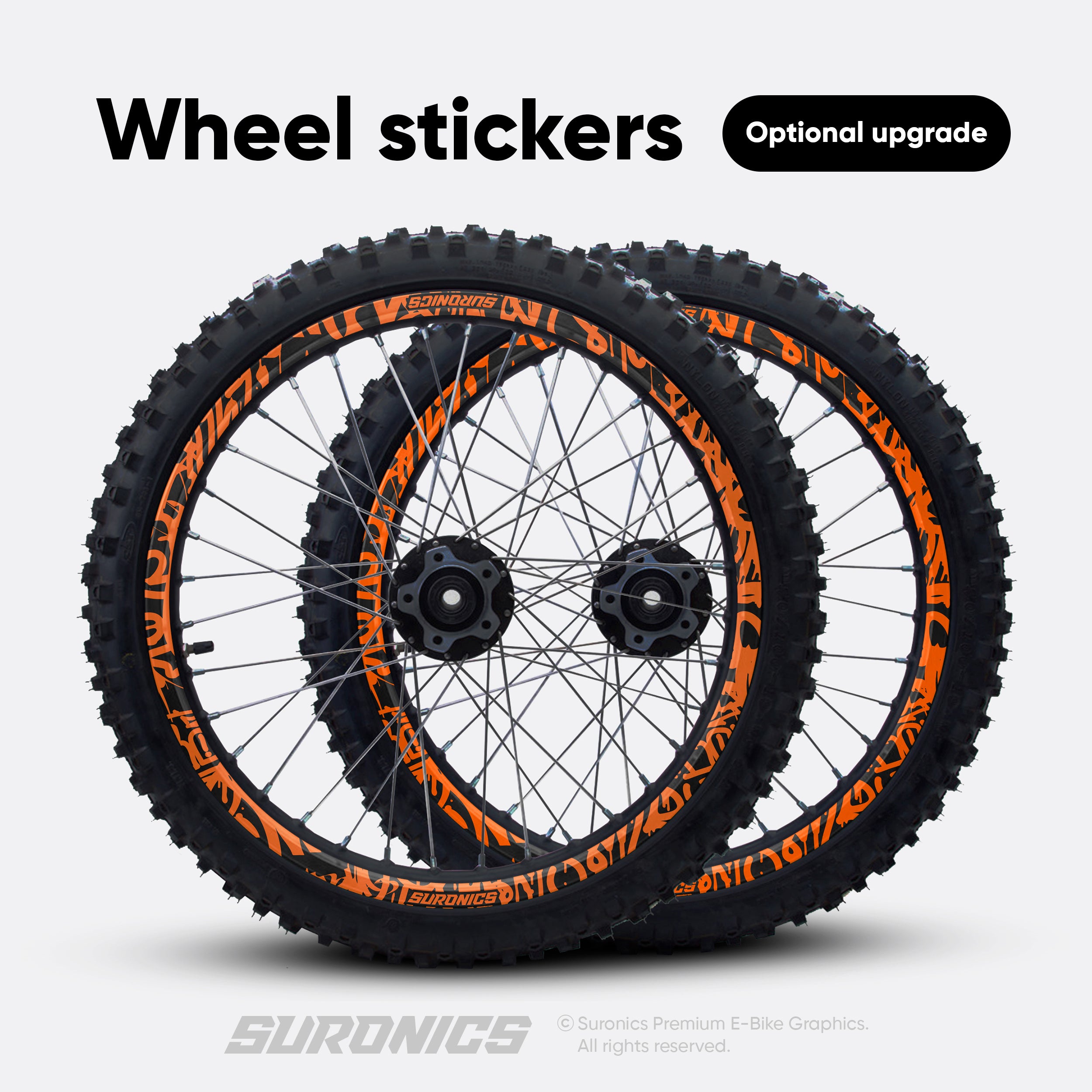 STREET GHOST BLACK ORANGE Rerode R1 Graphics kit