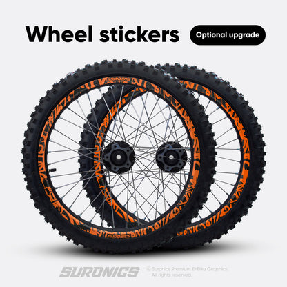 STREET GHOST BLACK ORANGE Rerode R1 Graphics kit