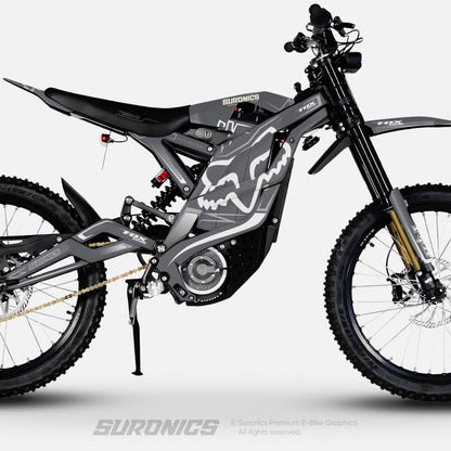 FOX RACER GREY WHITE 79Bike Falcon PRO / GT / M Graphics kit