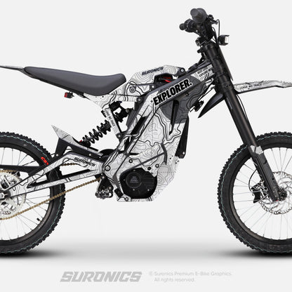 EXPLORER WHITE GREY E-Ride Pro SS SR Graphics kit