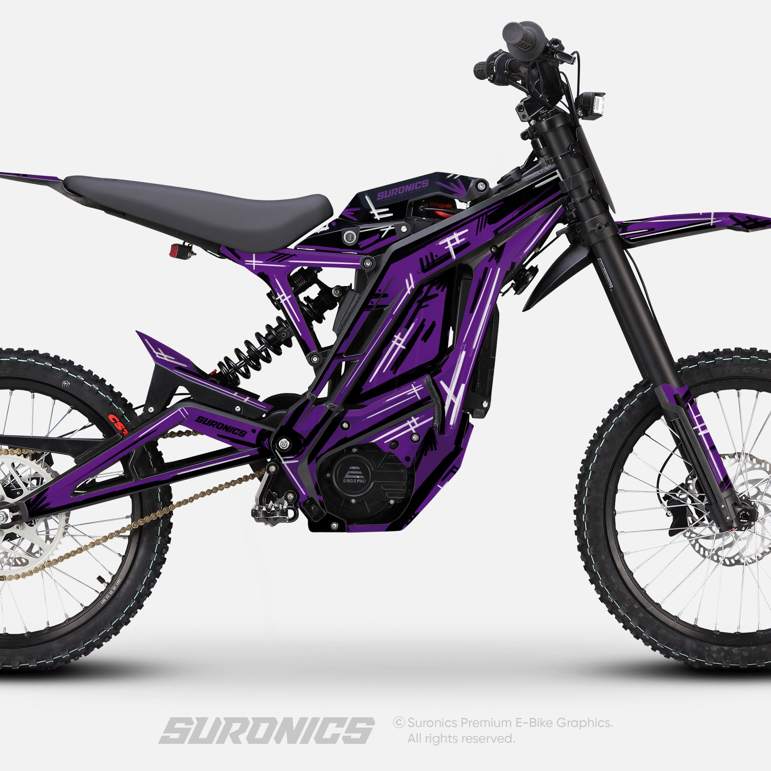 MARKER PURPLE Eride Pro SS SR Graphics kit – Suronics