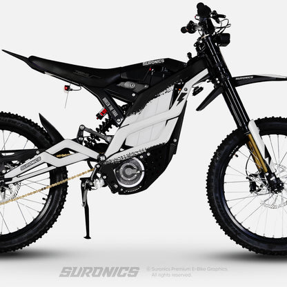 HALF BLACK WHITE 79Bike Falcon PRO / GT / M Graphics kit