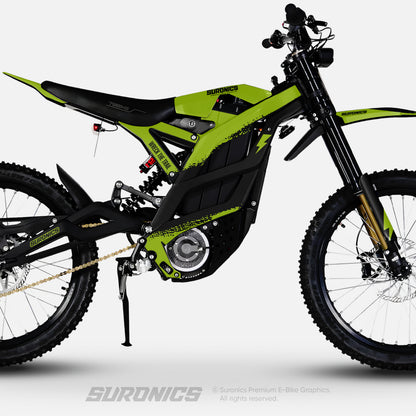 HALF GREEN BLACK 79Bike Falcon PRO / GT / M Graphics kit