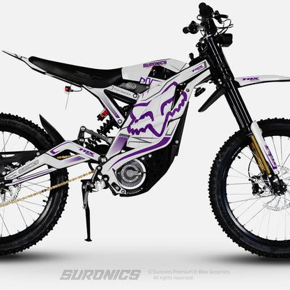 FOX RACER WHITE PURPLE 79Bike Falcon PRO / GT / M Graphics kit
