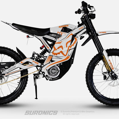 FOX RACER WHITE ORANGE 79Bike Falcon PRO / GT / M Graphics kit