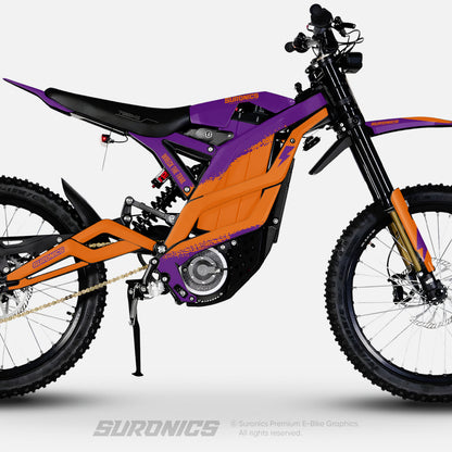 HALF PURPLE ORANGE 79Bike Falcon PRO / GT / M Graphics kit