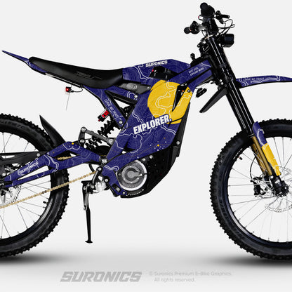 EXPLORER NAVY YELLOW 79Bike Falcon PRO / GT / M Graphics kit