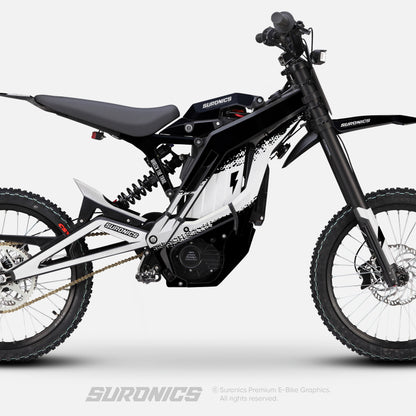 HALF BLACK WITE E-Ride Pro SS SR Graphics kit