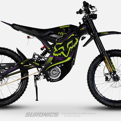 FOX RACER BLACK GREEN 79Bike Falcon PRO / GT / M Graphics kit