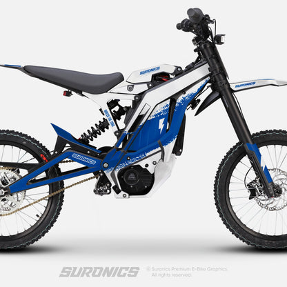 HALF WHITE BLUE E-Ride Pro SS SR Graphics kit