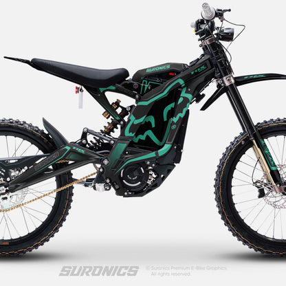 FOX RACER BLACK MINT Surron Light Bee Graphics kit