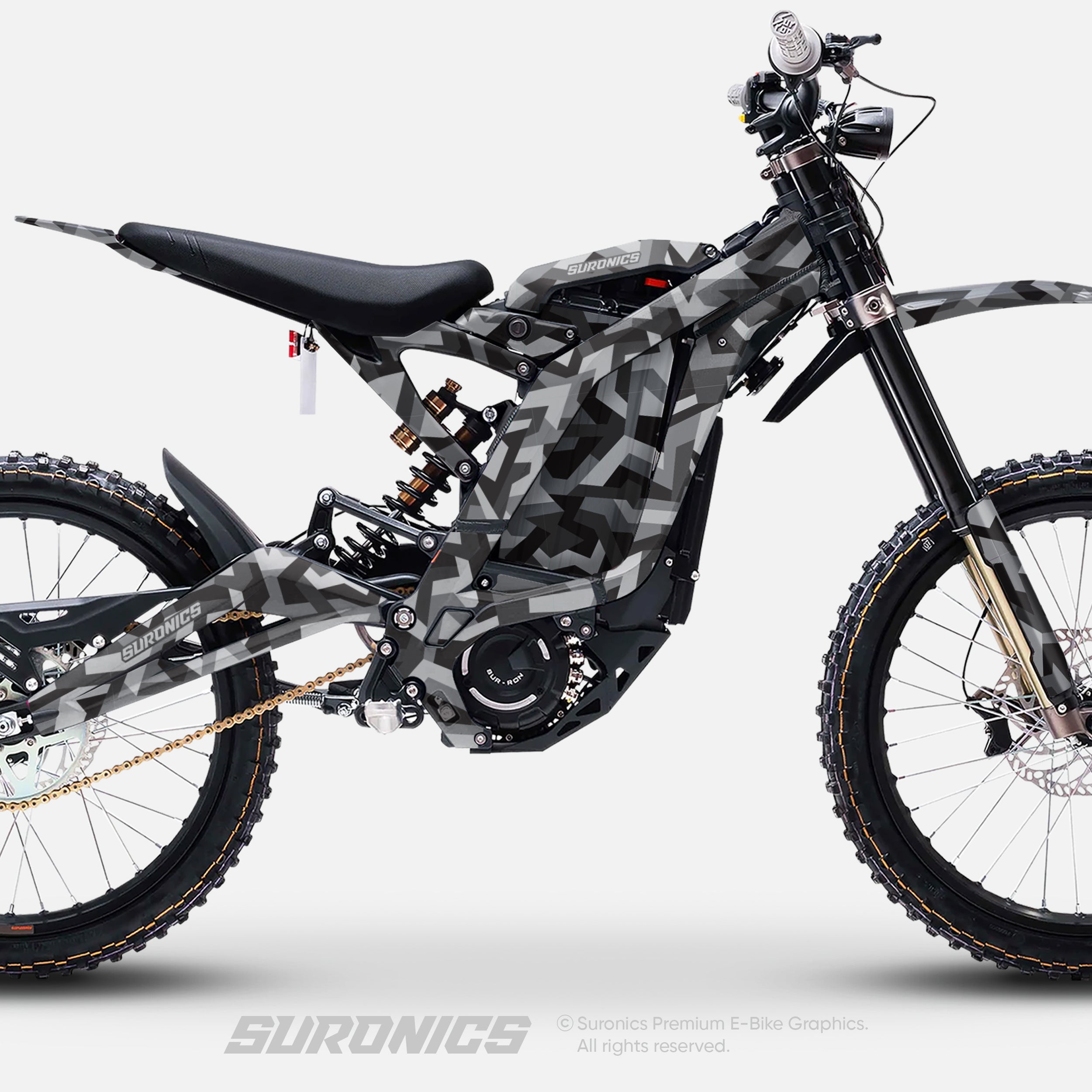 CAMOX GREY Surron Light Bee Graphics kit