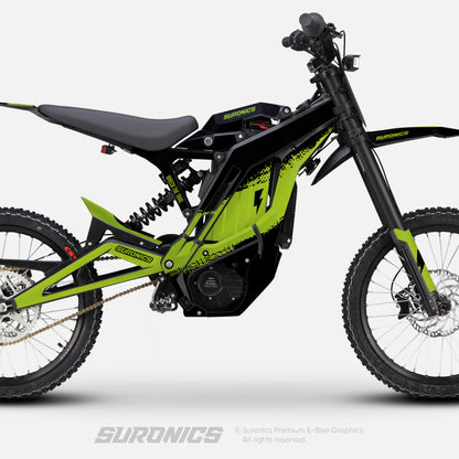 HALF BLACK GREEN E-Ride Pro SS SR Graphics kit