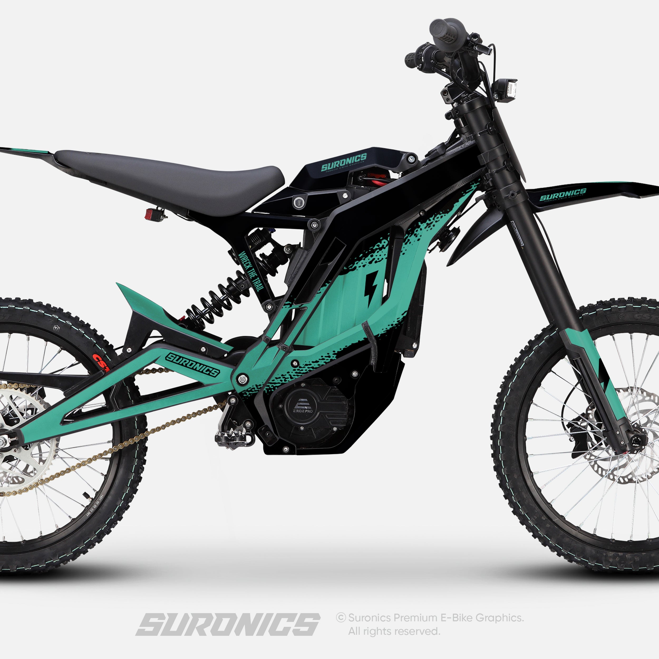 HALF BLACK MINT E-Ride Pro SS SR Graphics kit