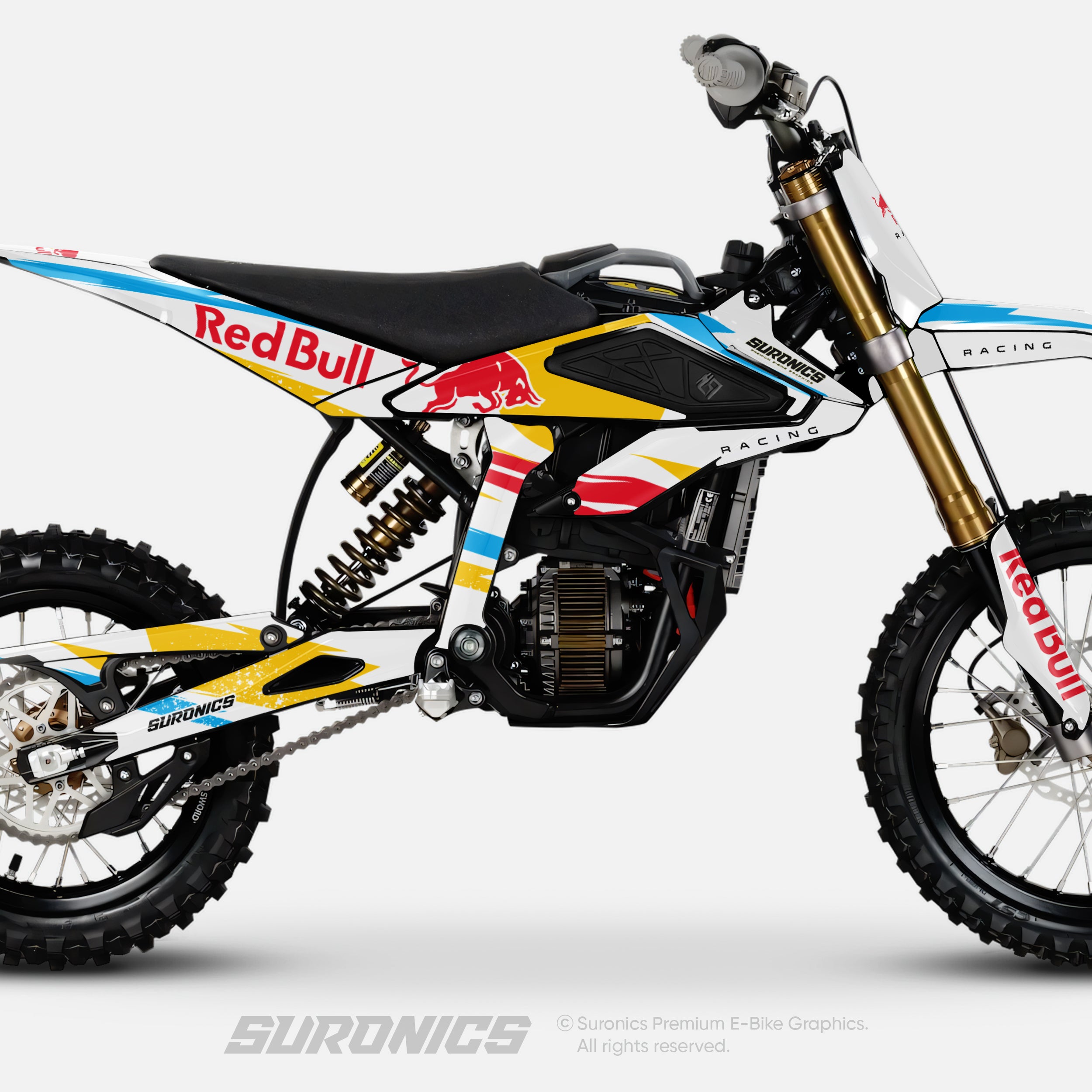 ORIGINAL BULL WHITE Surron Hyper Bee Graphics kit