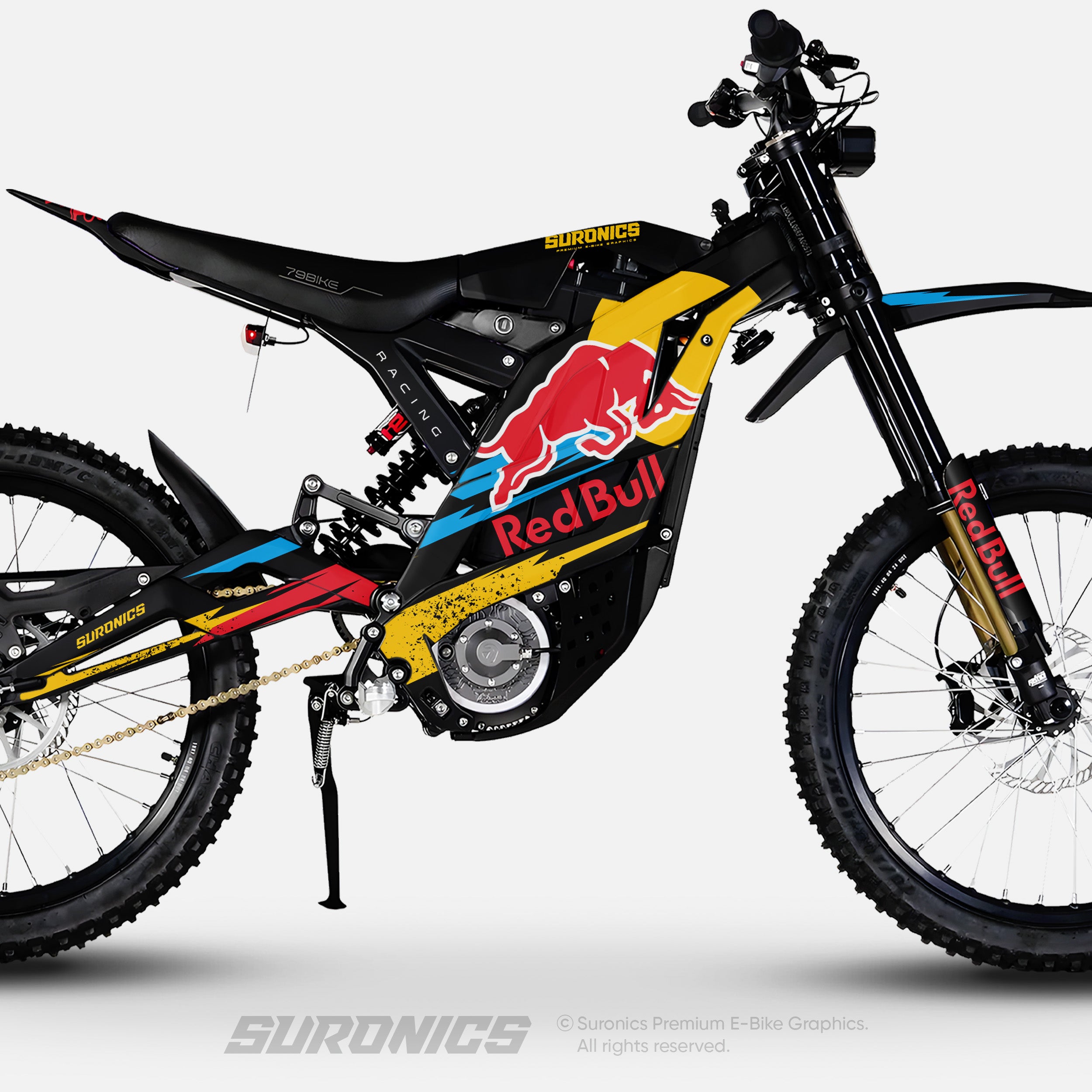 ORIGINAL BULL BLACK 79Bike Falcon PRO / GT / M Graphics kit