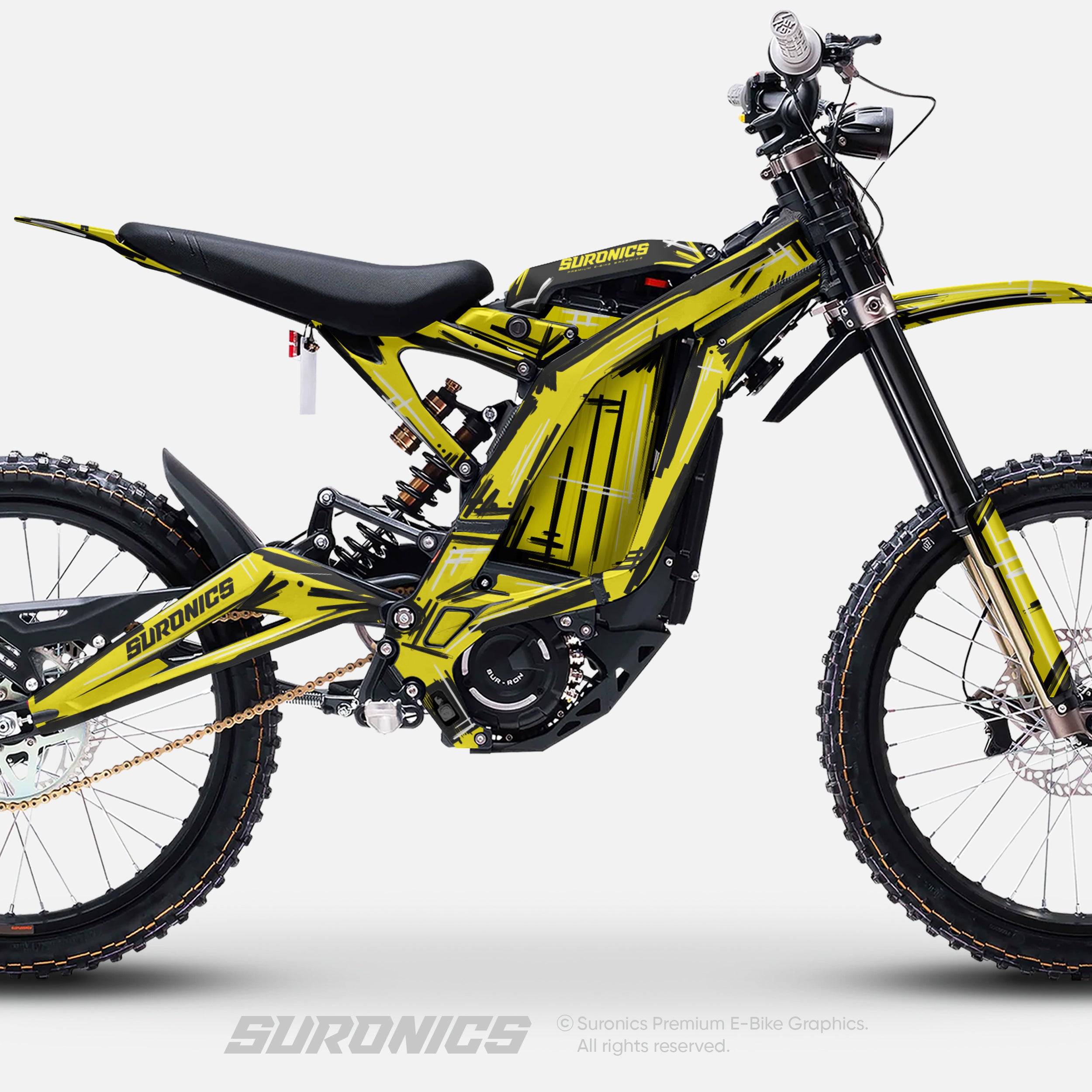 MARKER YELLOW Surron Light Bee Graphics kit