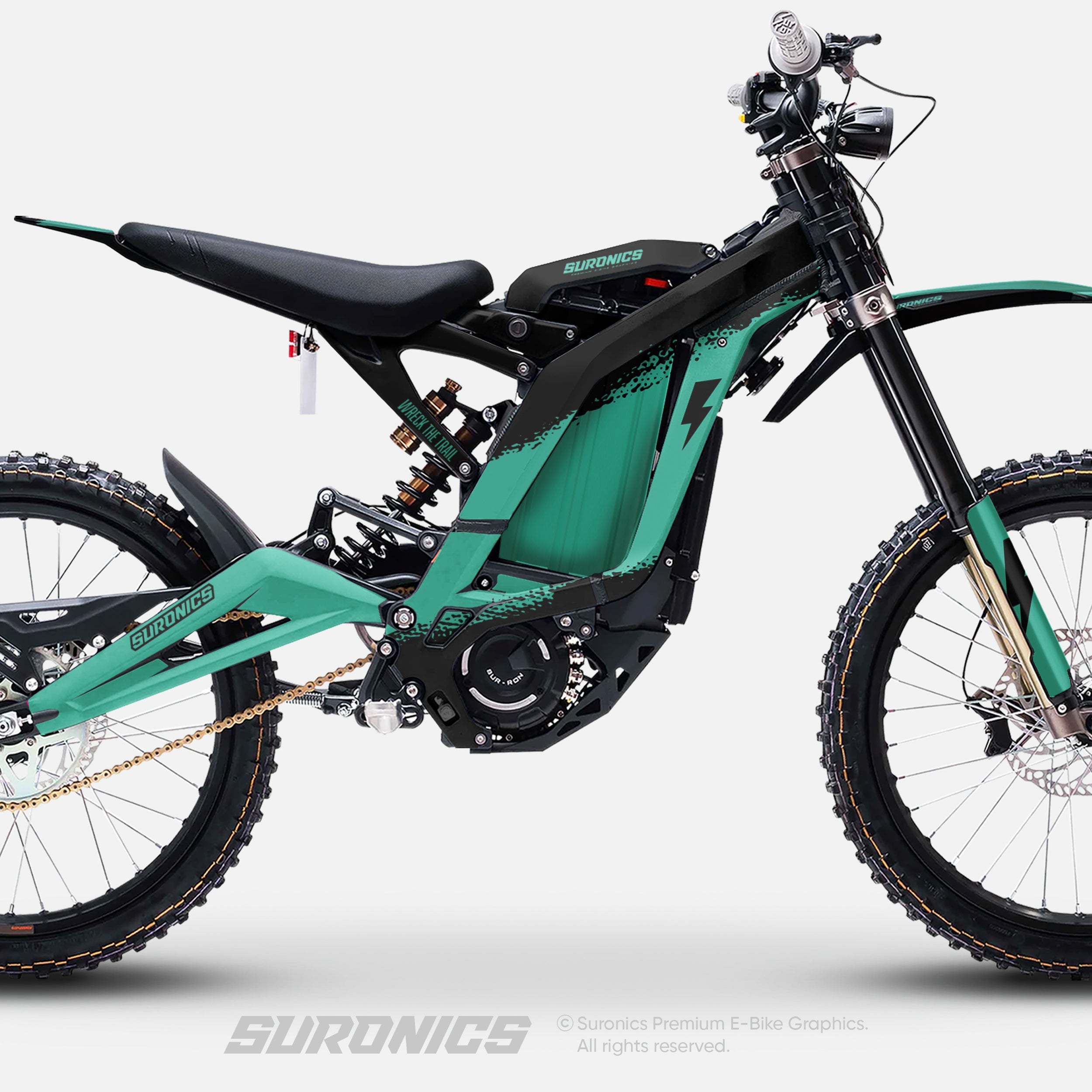 HALF MINT BLACK Surron Light Bee Graphics kit