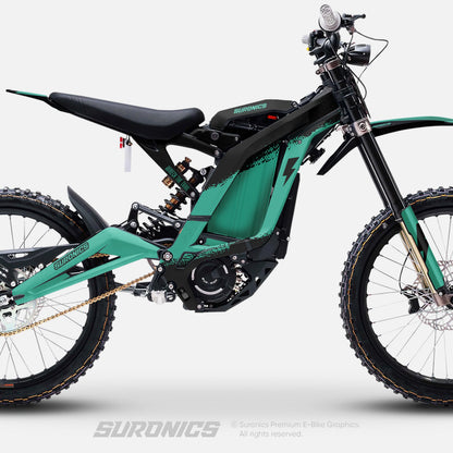 HALF MINT BLACK Surron Light Bee Graphics kit