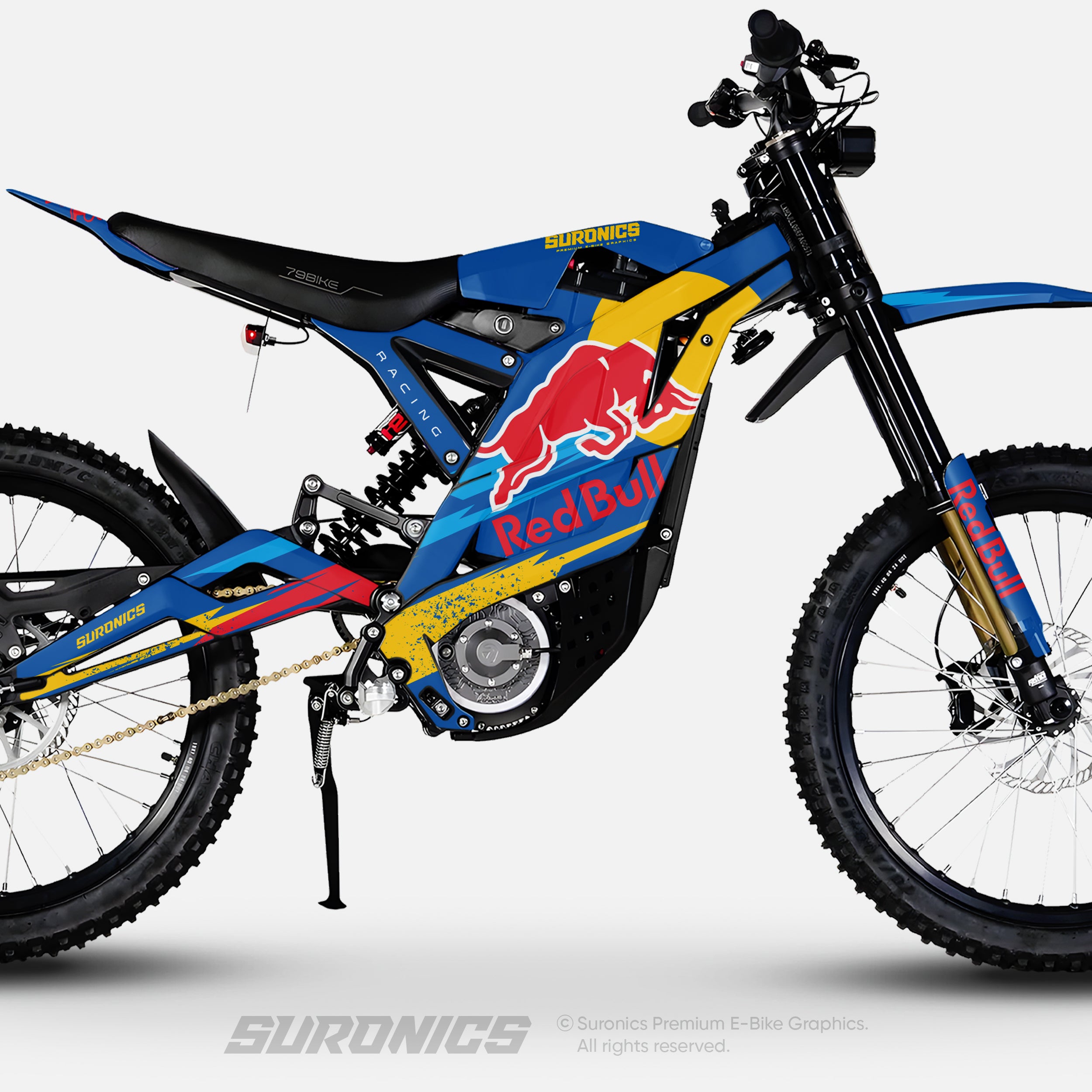 ORIGINAL BULL BLUE 79Bike Falcon PRO / GT / M Graphics kit