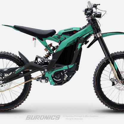 HALF BLACK MINT Surron Light Bee Graphics kit