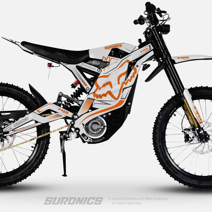 FOX RACER WHITE ORANGE Ventus One Graphics kit