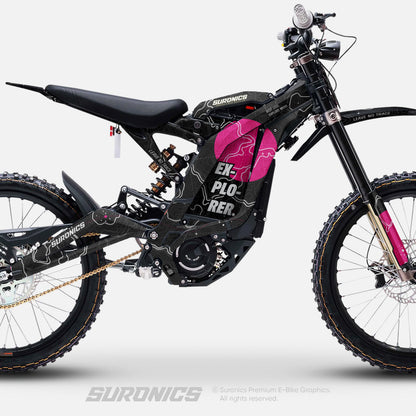 EXPLORER BLACK MAGENTA - Surron Light Bee Graphics kit