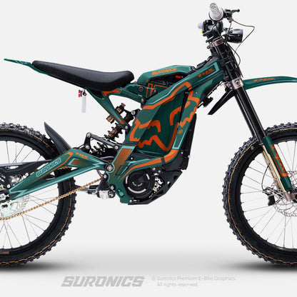 FOX RACER AVENTUR ORANGE Surron Light Bee Graphics kit