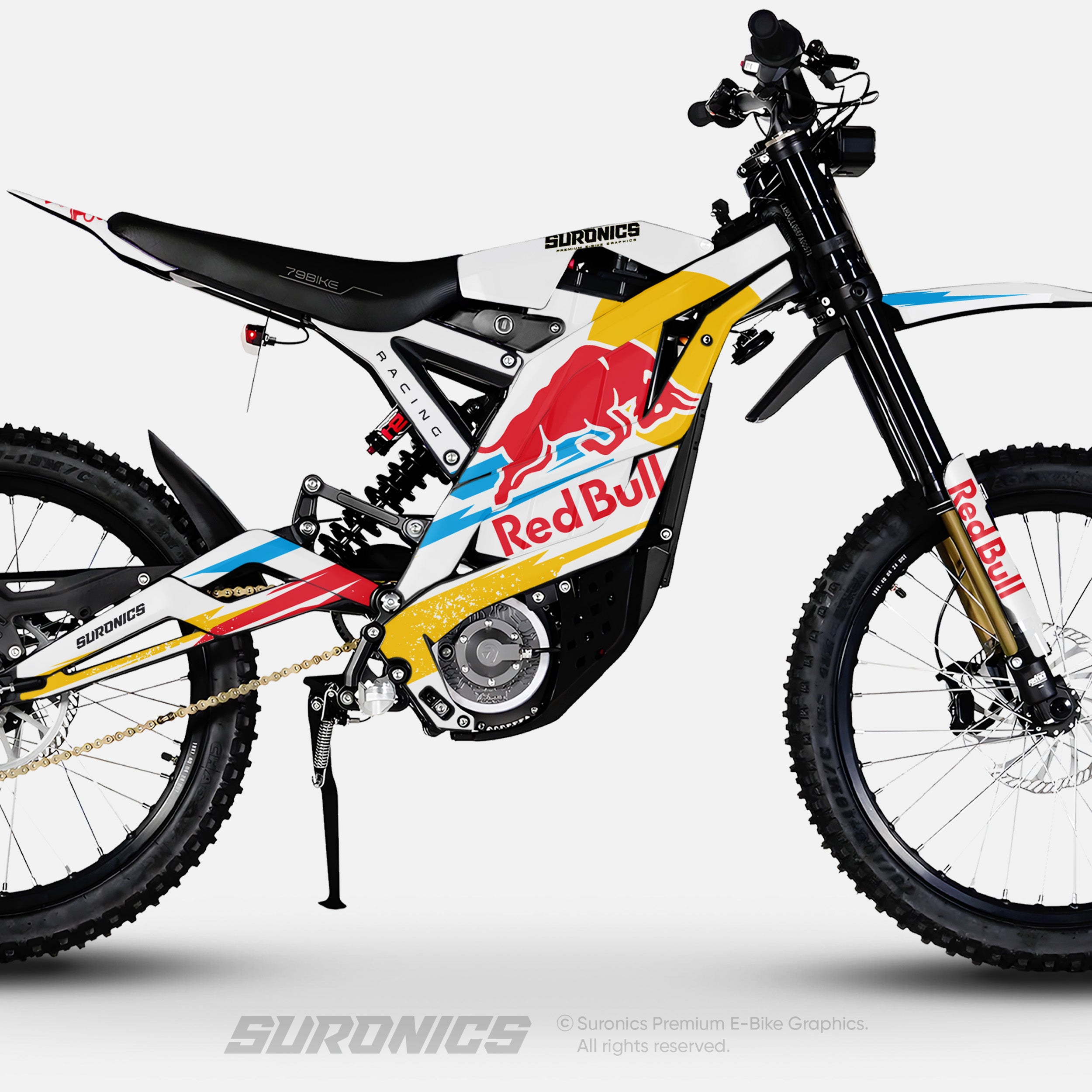 ORIGINAL BULL WHITE 79Bike Falcon PRO / GT / M Graphics kit