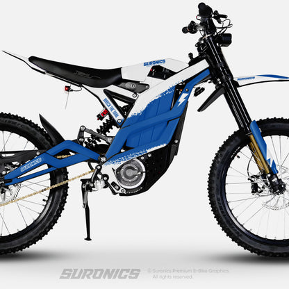 HALF WHITE BLUE 79Bike Falcon PRO / GT / M Graphics kit