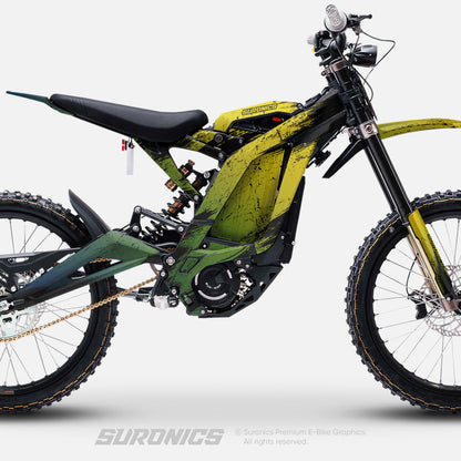 FADE NAVY YELLOW Surron Light Bee Graphics kit