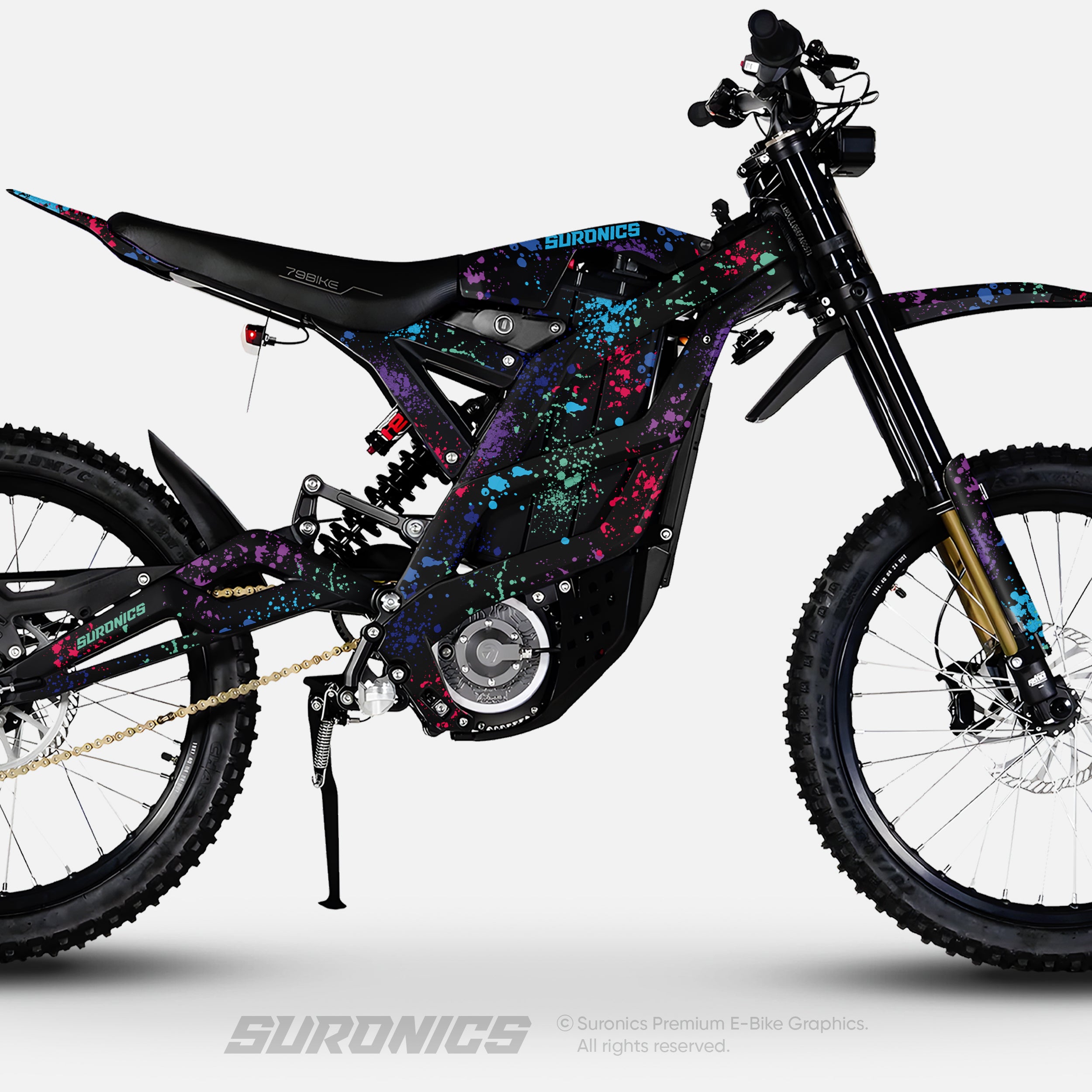 SPLATTER MULTICOLOR 79Bike Falcon PRO / GT / M Graphics kit