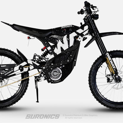 ONEWAY BLACK WHITE 79Bike Falcon PRO / GT / M Graphics kit