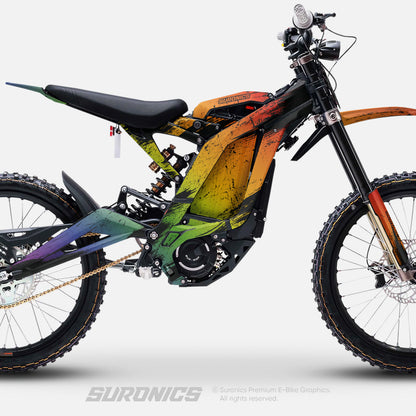 FADE RAINBOW Surron Light Bee Graphics kit