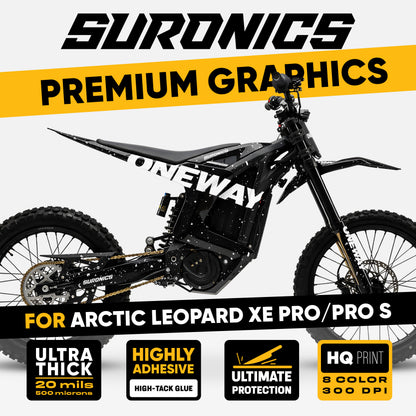 ONEWAY BLACK WHITE Arctic Leopard XE Graphics kit
