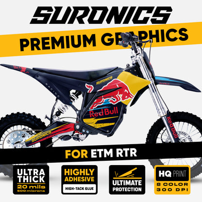 ORIGINAL BULL NAVY ETM RTR Graphics kit