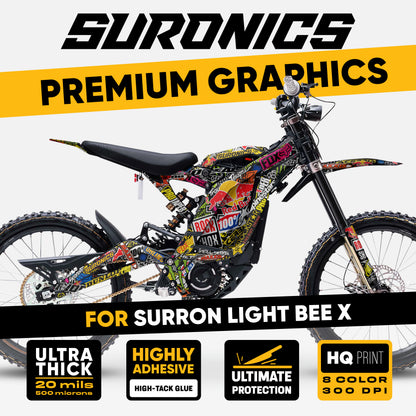 STICKY ORIGINAL Surron Light Bee Graphics kit