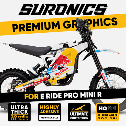 ORIGINAL BULL WHITE Eride Pro Mini R Graphics kit