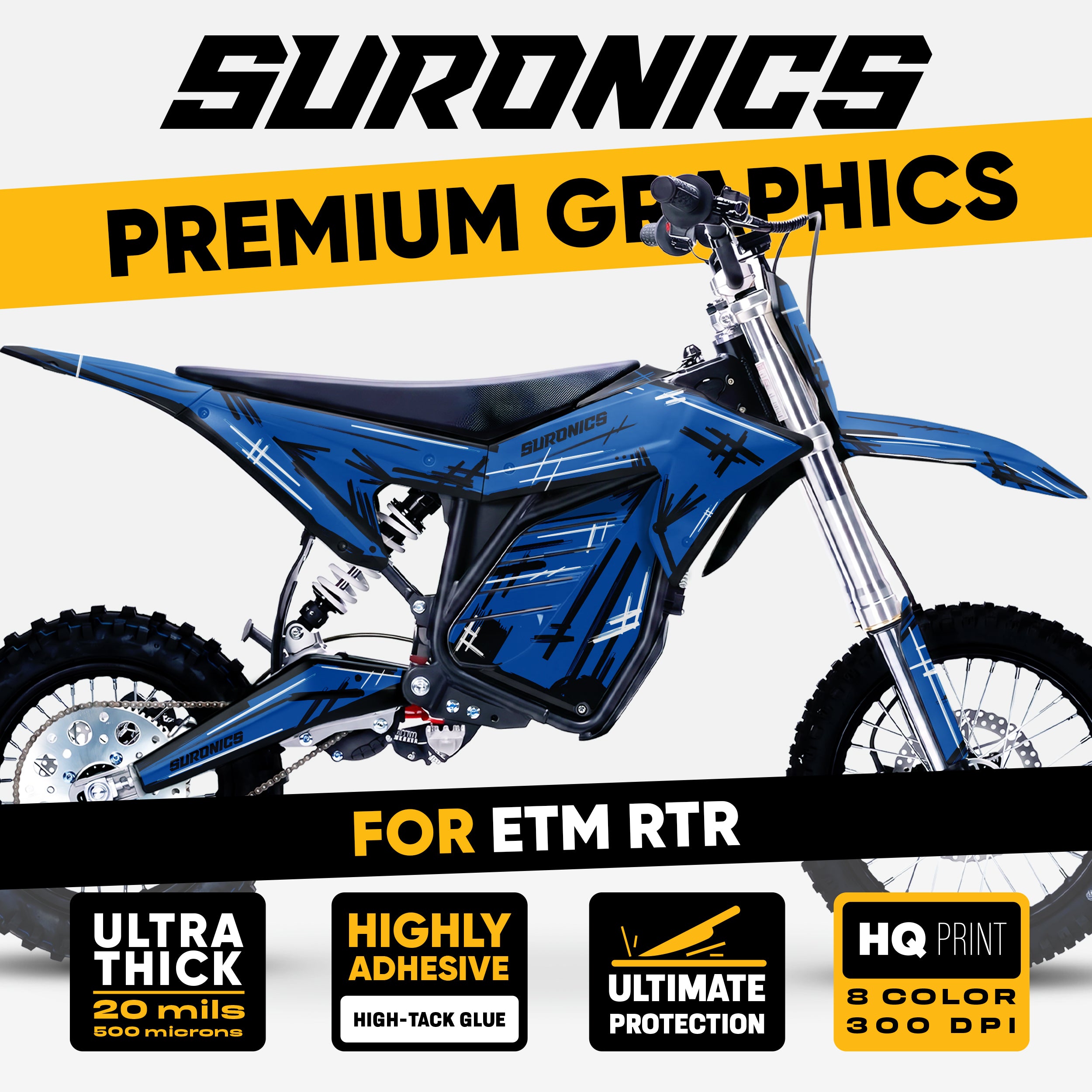 MARKER BLUE ETM RTR Graphics kit