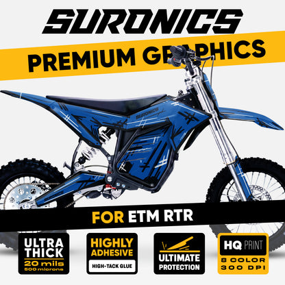 MARKER BLUE ETM RTR Graphics kit