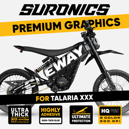 ONEWAY BLACK WHITE Talaria XXX Graphics kit
