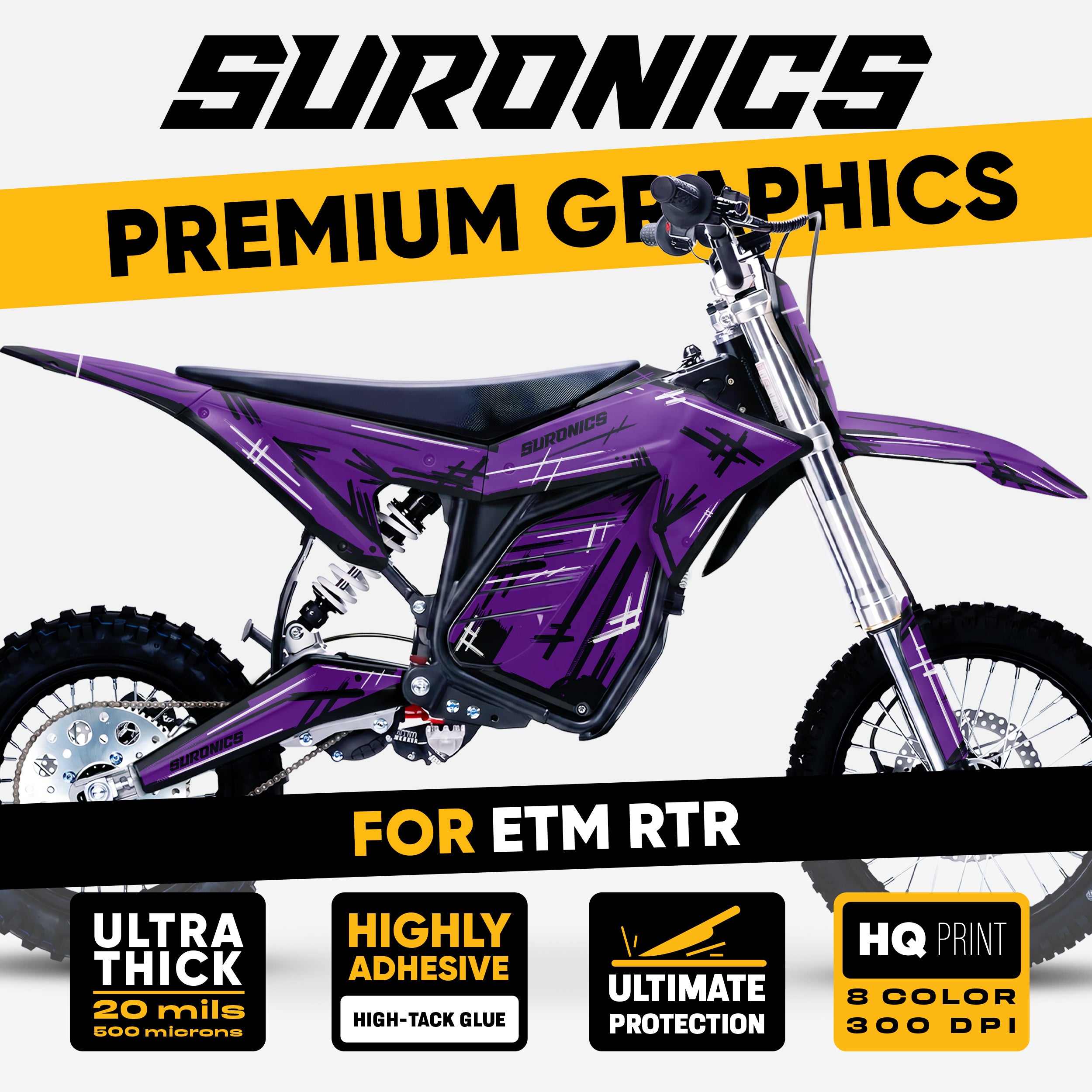 MARKER PURPLE ETM RTR Graphics kit