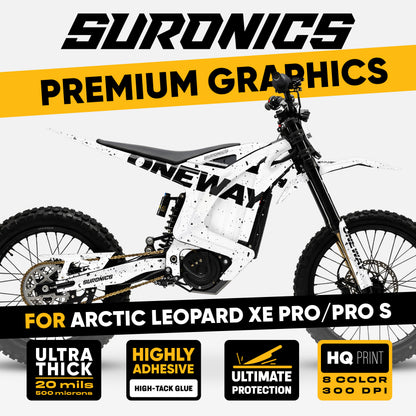 ONEWAY WHITE BLACK Arctic Leopard XE Graphics kit