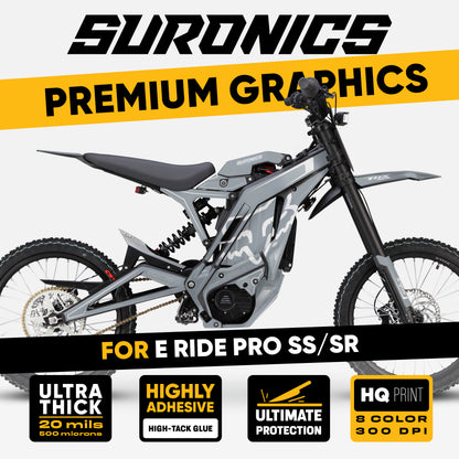 FOX RACER NARDO GREY Eride Pro SS SR Graphics kit