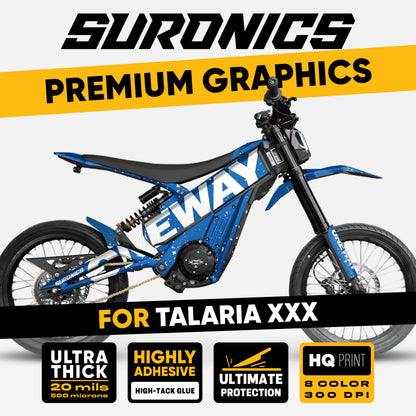 ONEWAY BLUE WHITE Talaria XXX Graphics kit