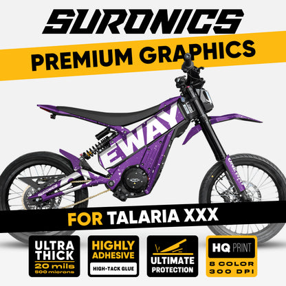 ONEWAY PURPLE WHITE Talaria XXX Graphics kit