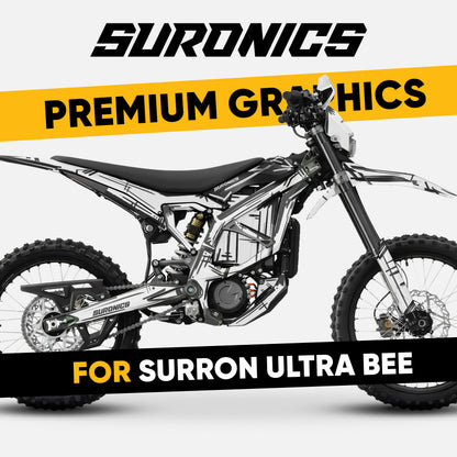 MARKER WHITE Surron Ultra Bee Graphics kit